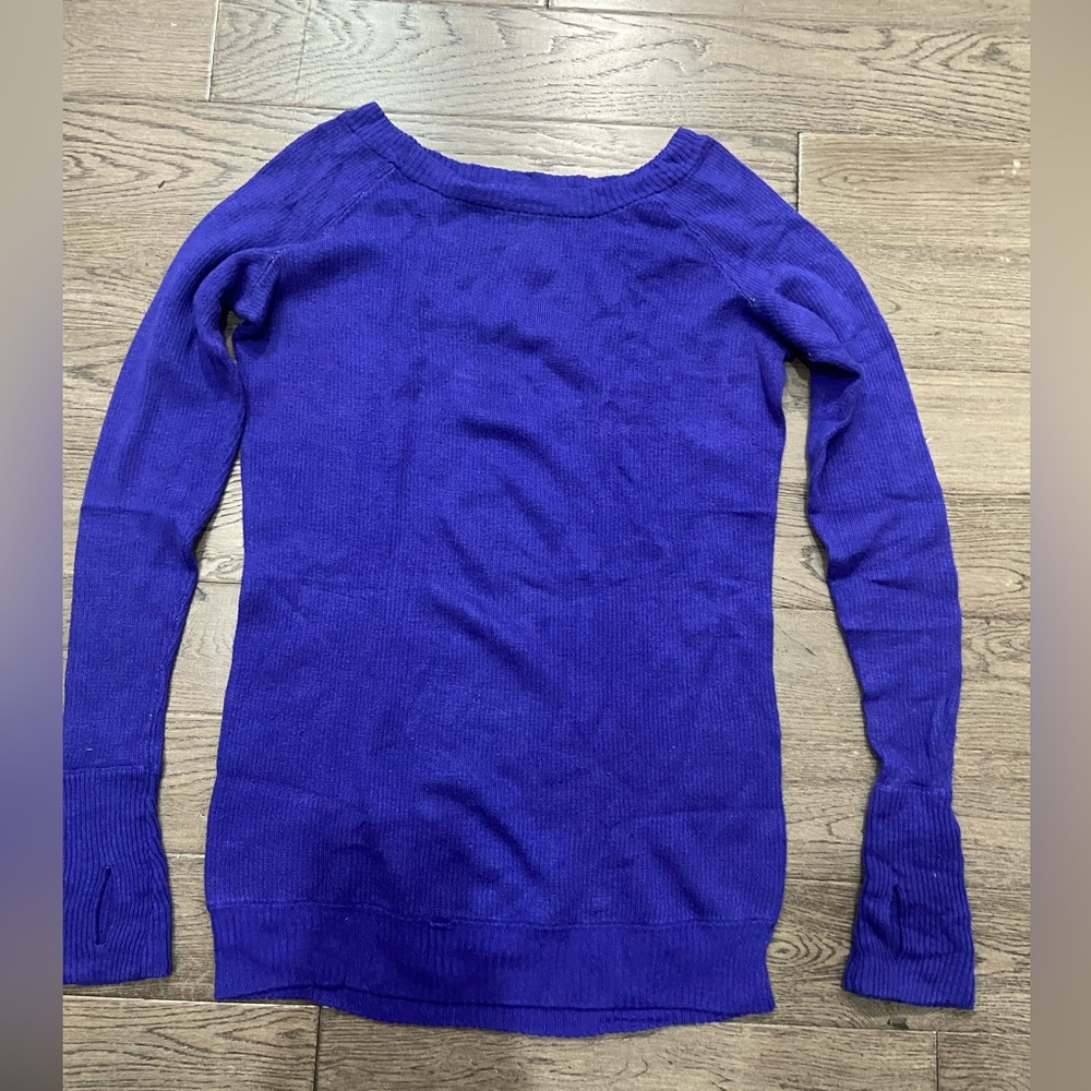 lululemon purple knit sweater